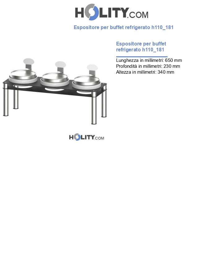 Espositore per buffet refrigerato h110_181