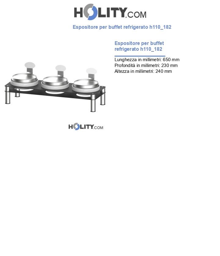 Espositore per buffet refrigerato h110_182