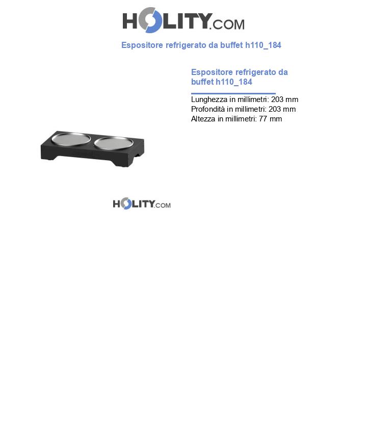 Espositore refrigerato da buffet h110_184