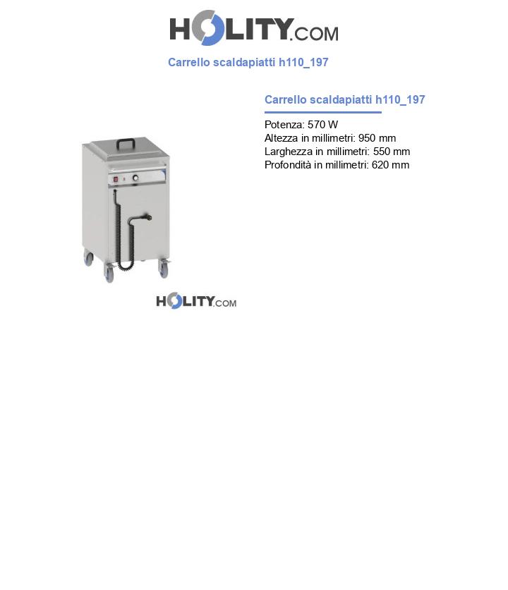 Carrello scaldapiatti h110_197