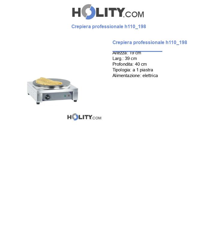 Crepiera professionale h110_198