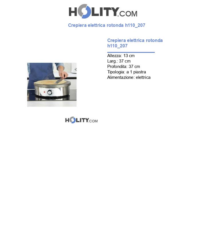 Crepiera elettrica rotonda h110_207