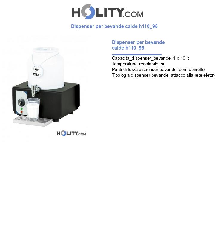 Dispenser per bevande calde h110_95