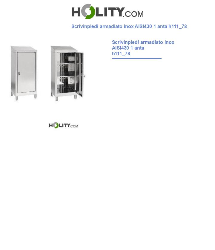 Scrivinpiedi armadiato a 1 anta h111_78