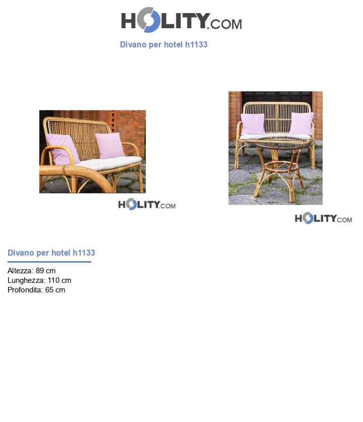 Divano per hotel h1133