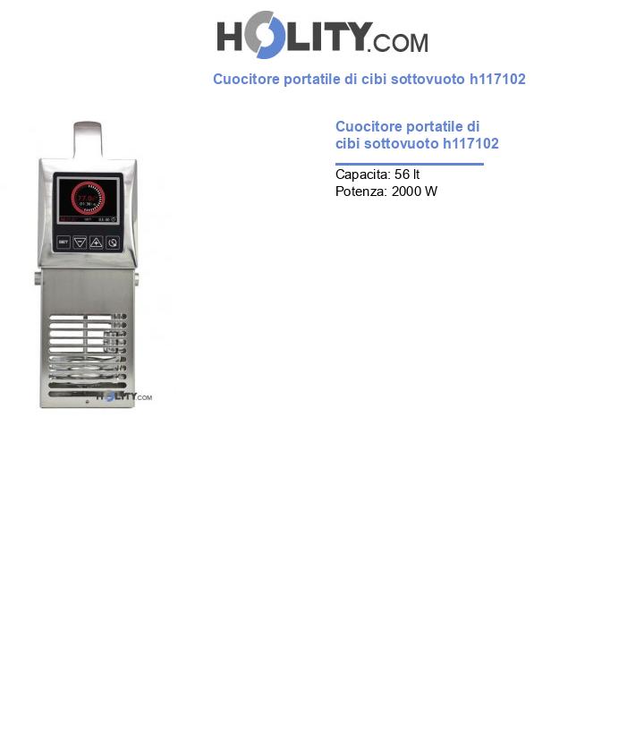 Cuocitore portatile di cibi sottovuoto h117102