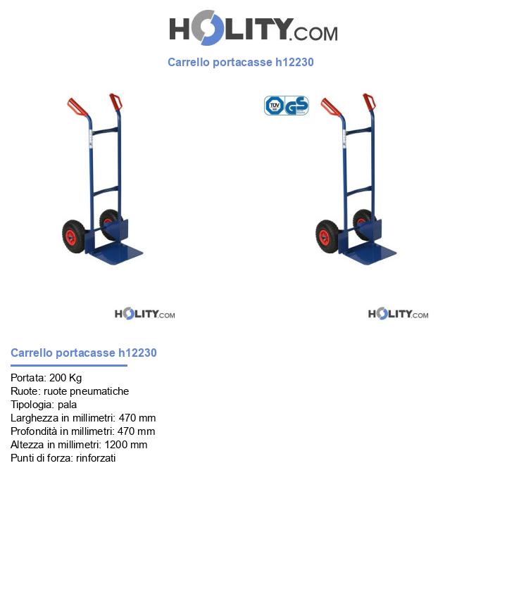 Carrello portacasse h12230