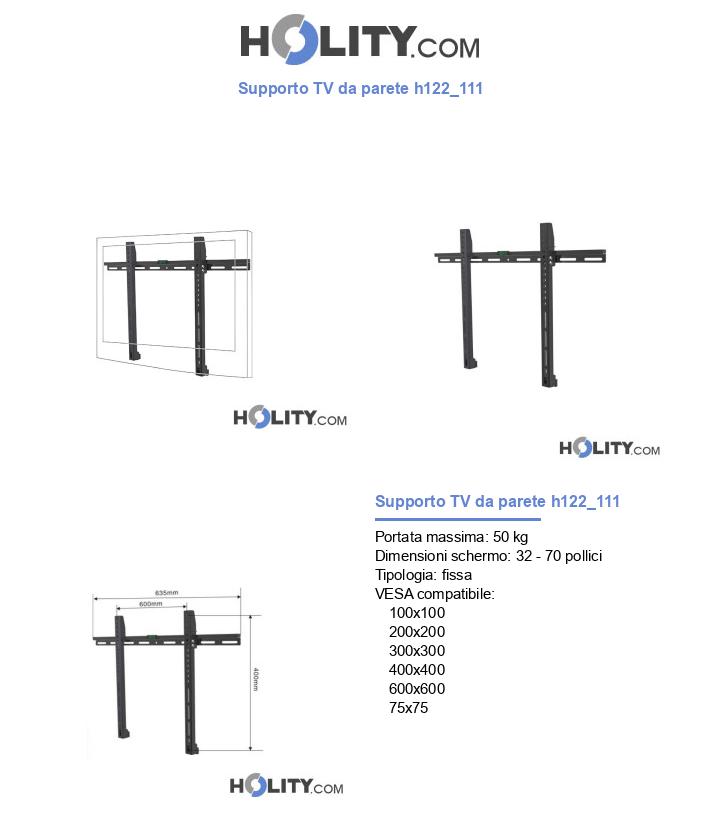Supporto TV da parete h122_111