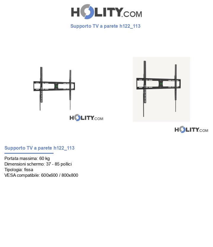 Supporto TV a parete h122_113