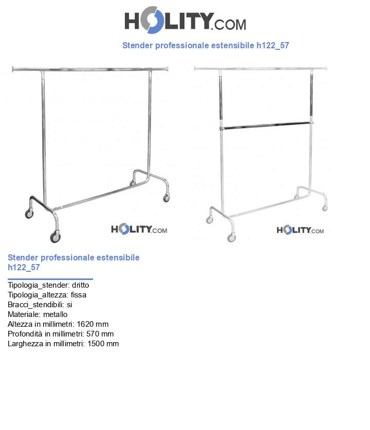 Stender professionale estensibile h122_57