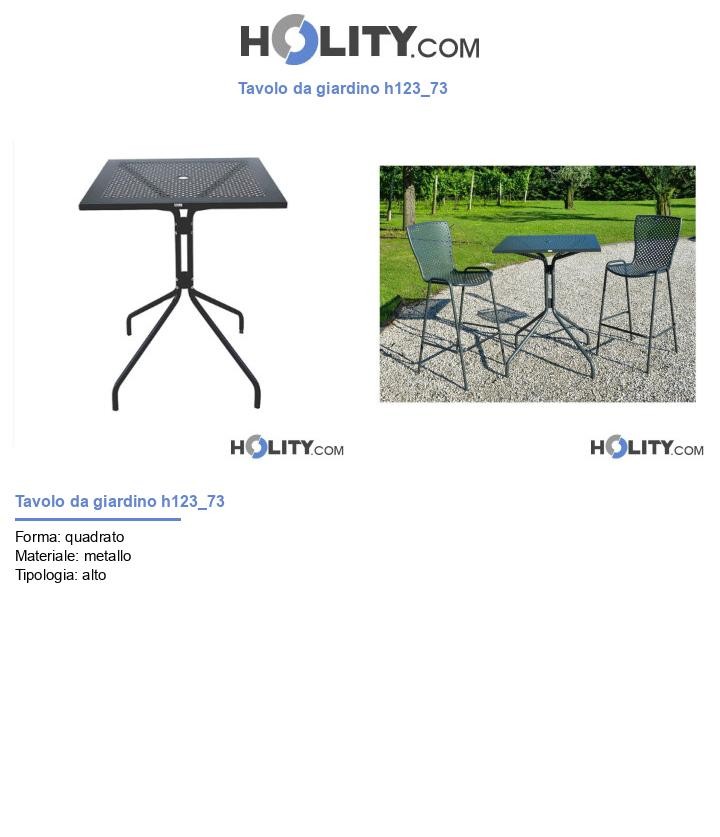 Tavolo da giardino h123_73