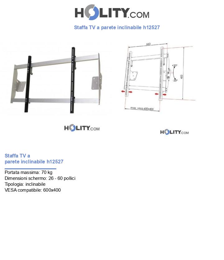 Staffa TV inclinabile h12527