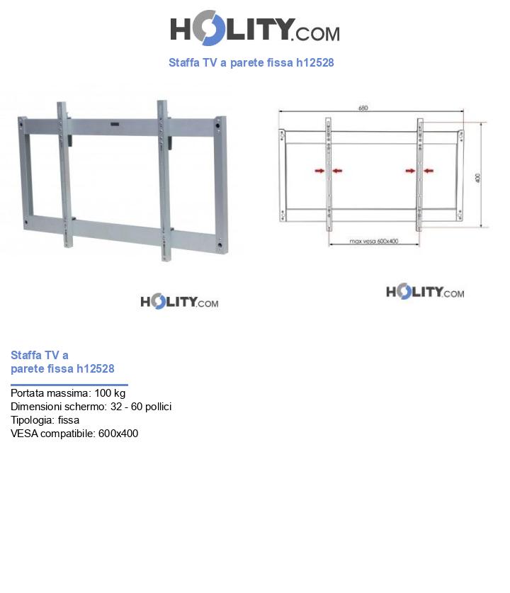 Staffa TV a parete fissa h12528