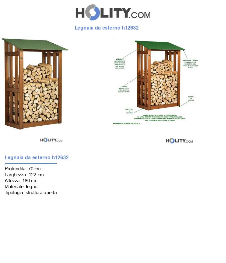 Legnaia da esterno h12632