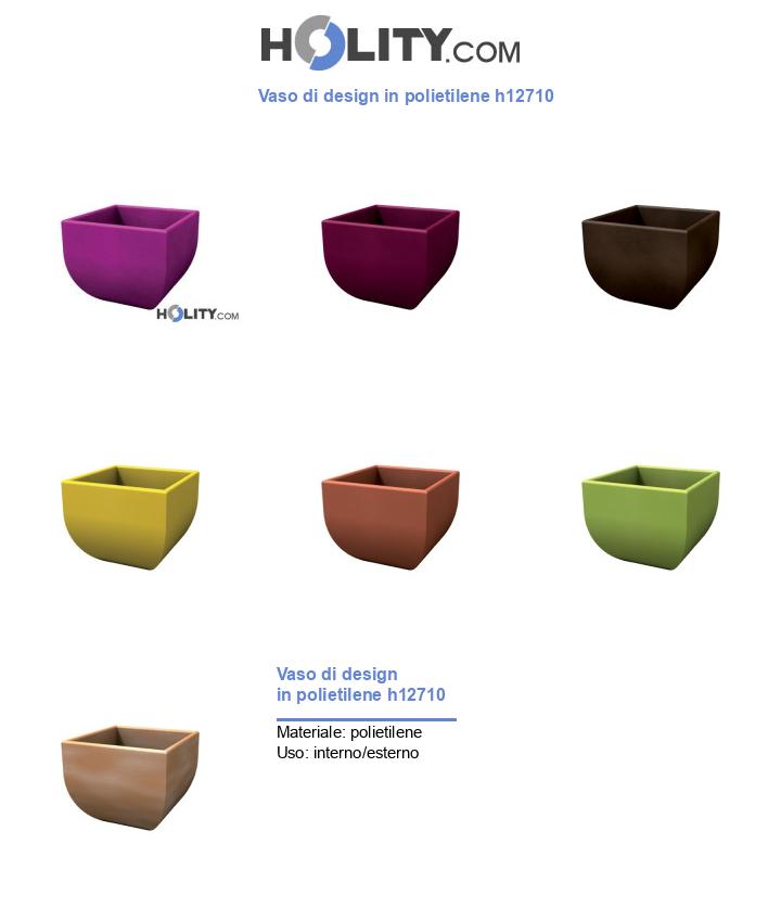 Vaso di design in polietilene h12710