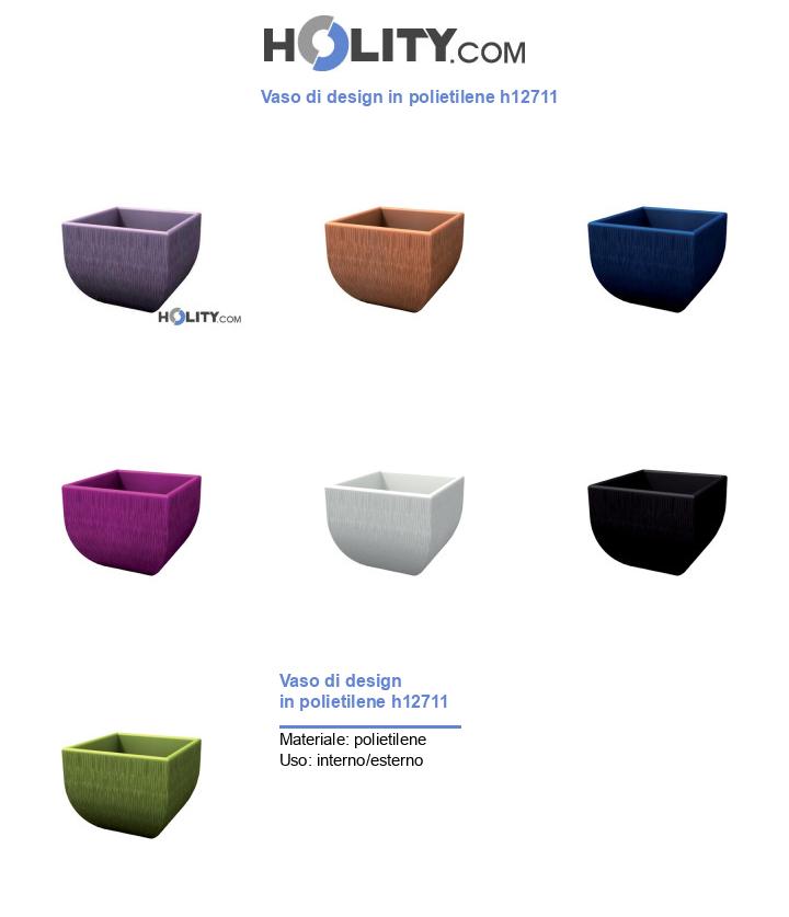 Vaso di design in polietilene h12711