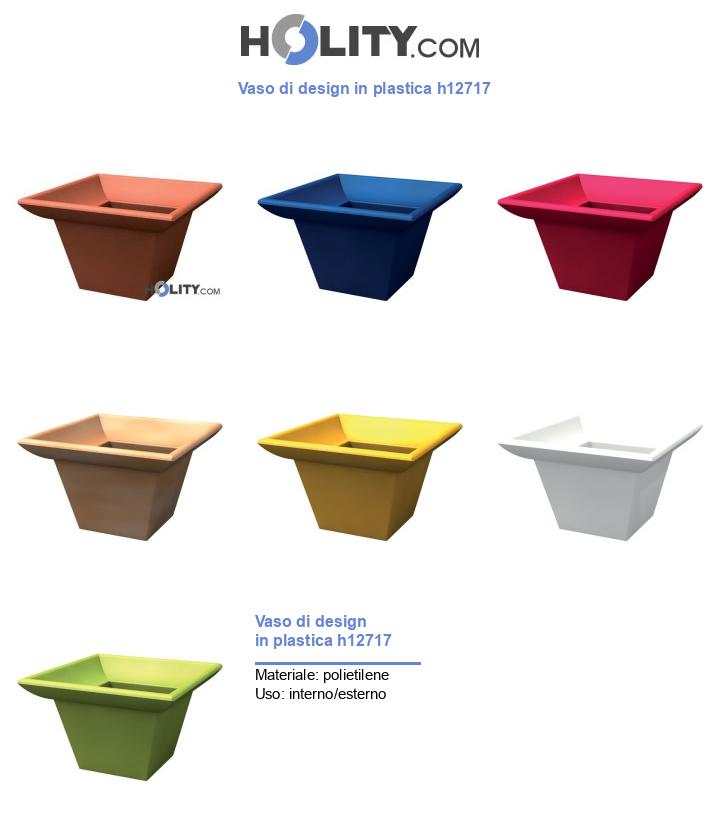 Vaso di design in plastica h12717