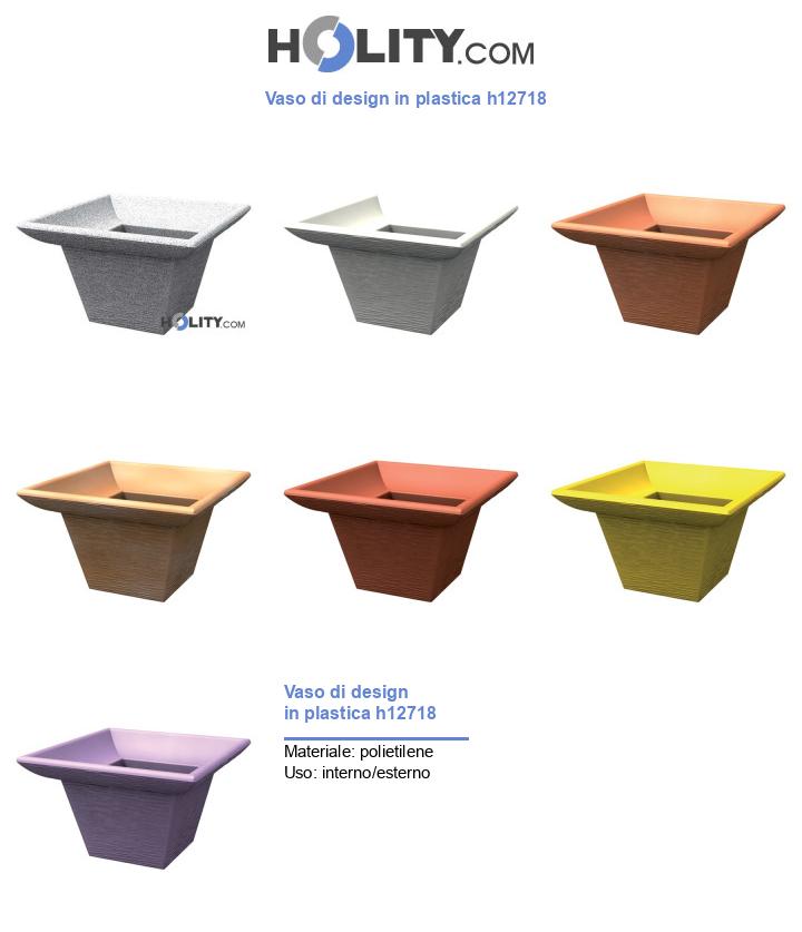 Vaso di design in plastica h12718