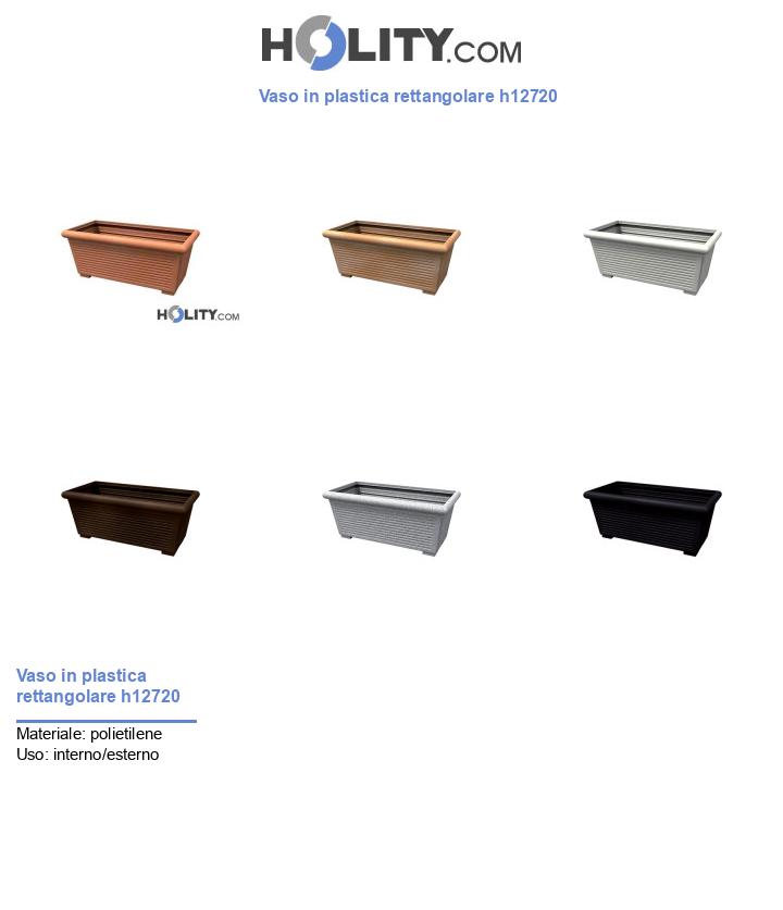 Vaso Rettangolare In Plastica Terracotta – 60x18x16 Cm, Fioriera Grande Per Giardino E Balcone, Resistente E Leggera - 3