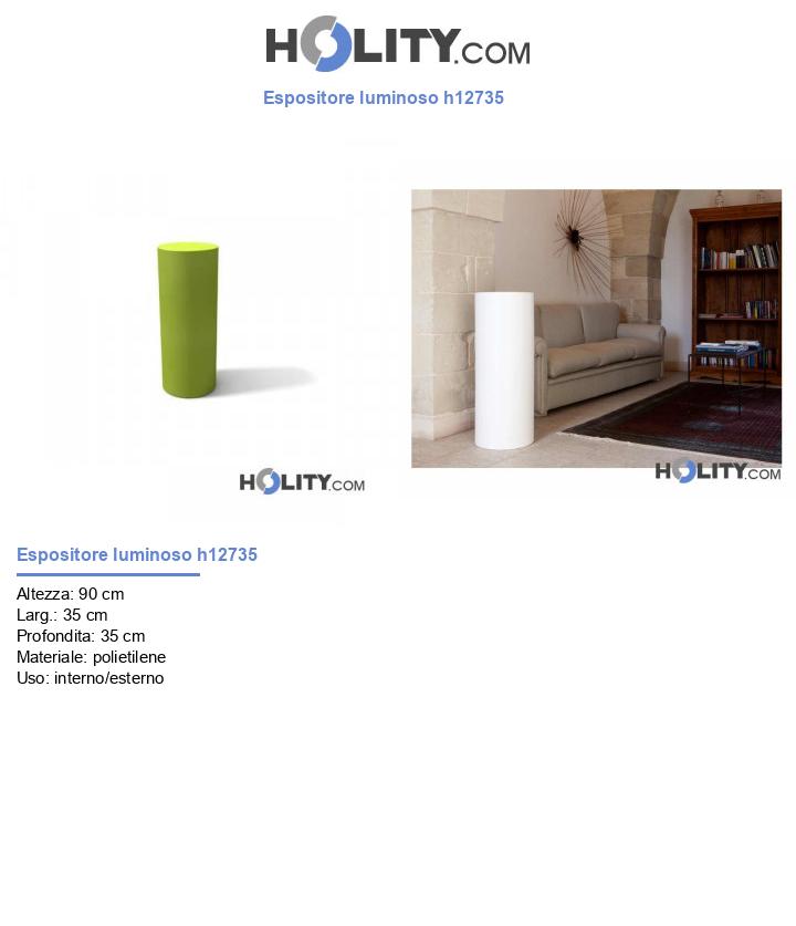 Espositore luminoso h12735