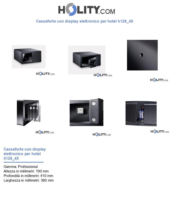 Cassaforte con display elettronico per hotel h128_45