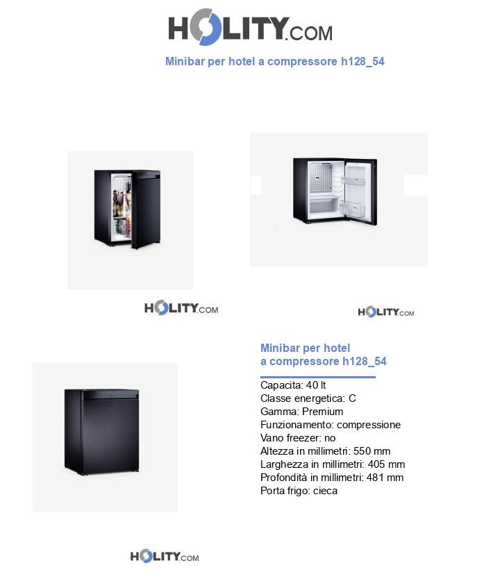 Minibar per hotel a compressore h128_54