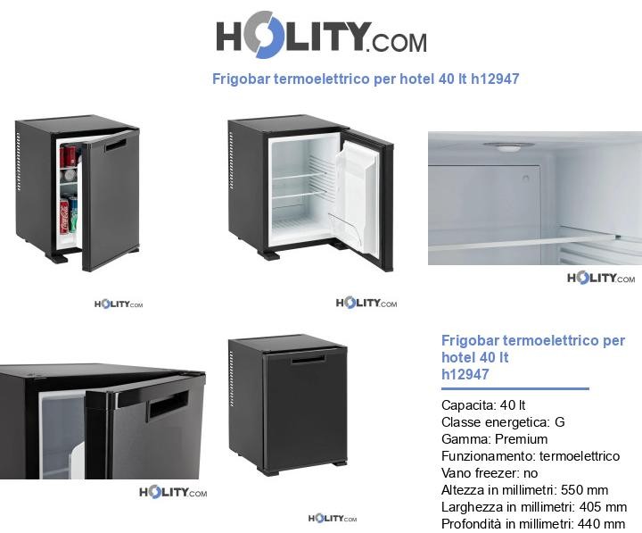 Frigobar termoelettrico per hotel 40 lt h12947