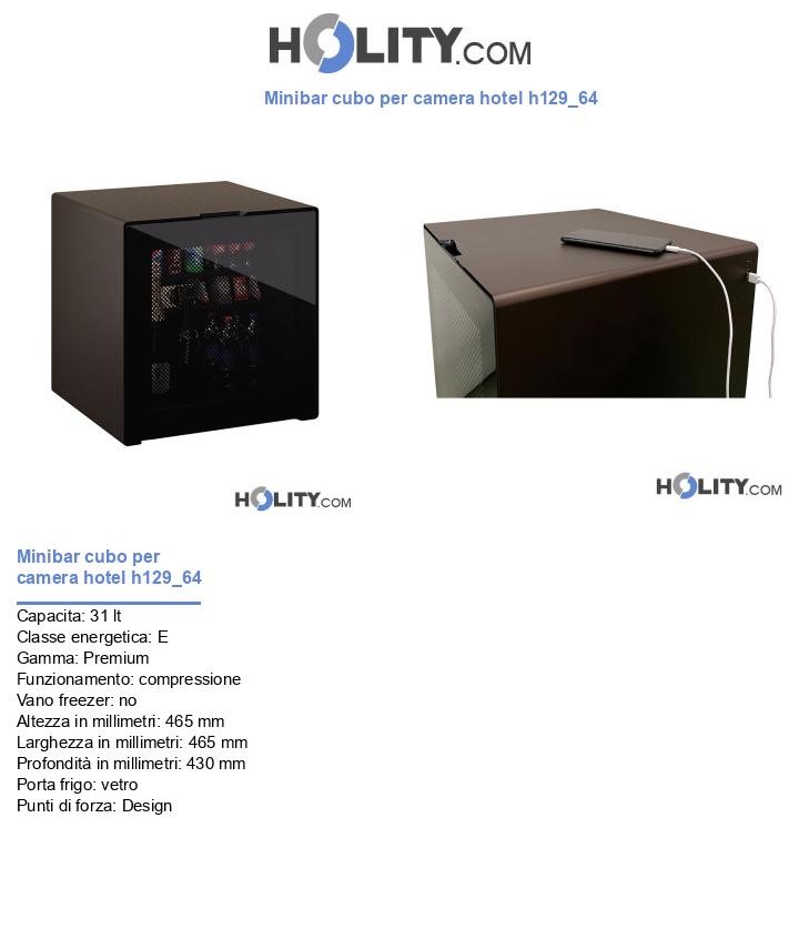 Minibar cubo per camera hotel h129_64