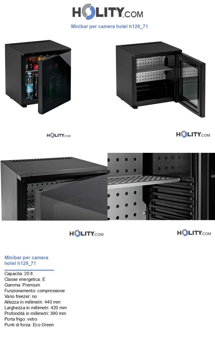 Minibar per camera hotel h129_71