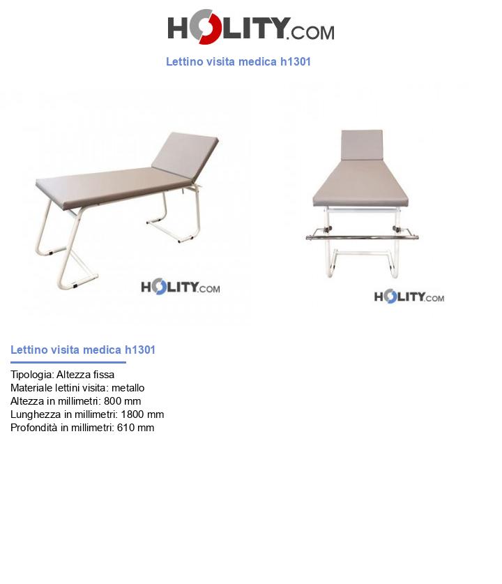 Lettino visita medica h1301