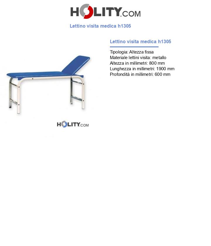 Lettino visita medica h1305