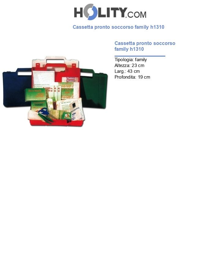 Cassetta pronto soccorso family h1310