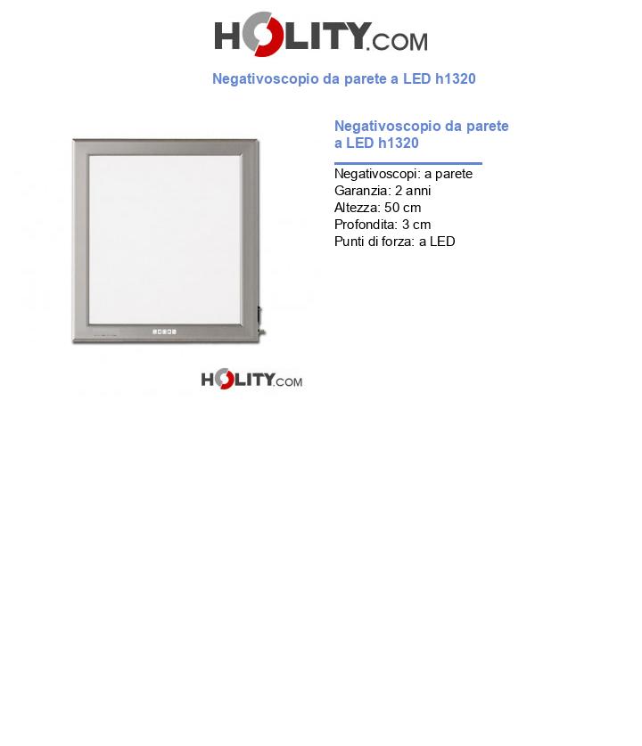 Negativoscopio da parete a LED h1320