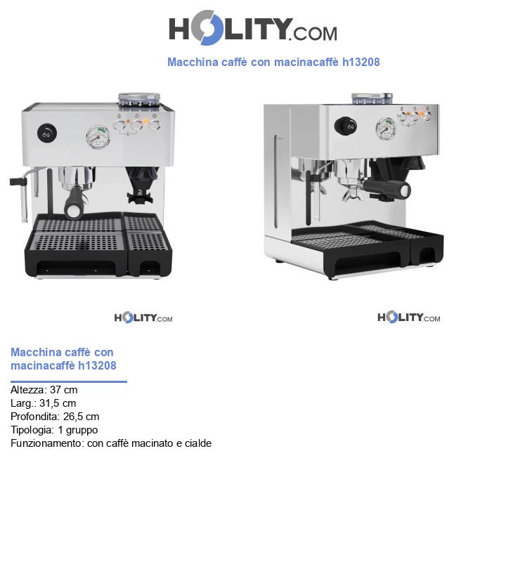 Macchina caffè con macinacaffè h13208