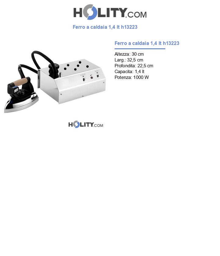 Ferro a caldaia 1,4 lt h13223