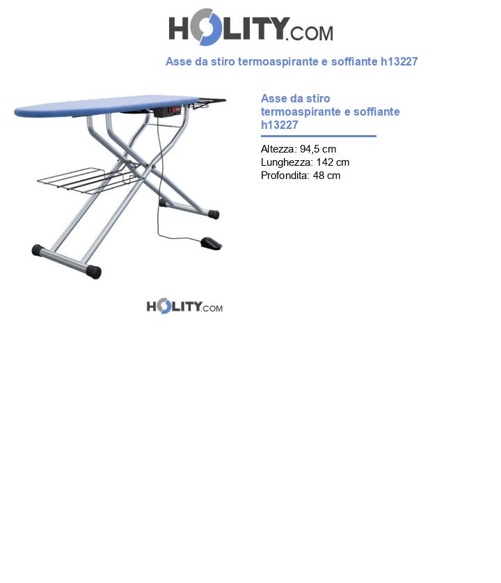 Asse da stiro termoaspirante e soffiante h13227