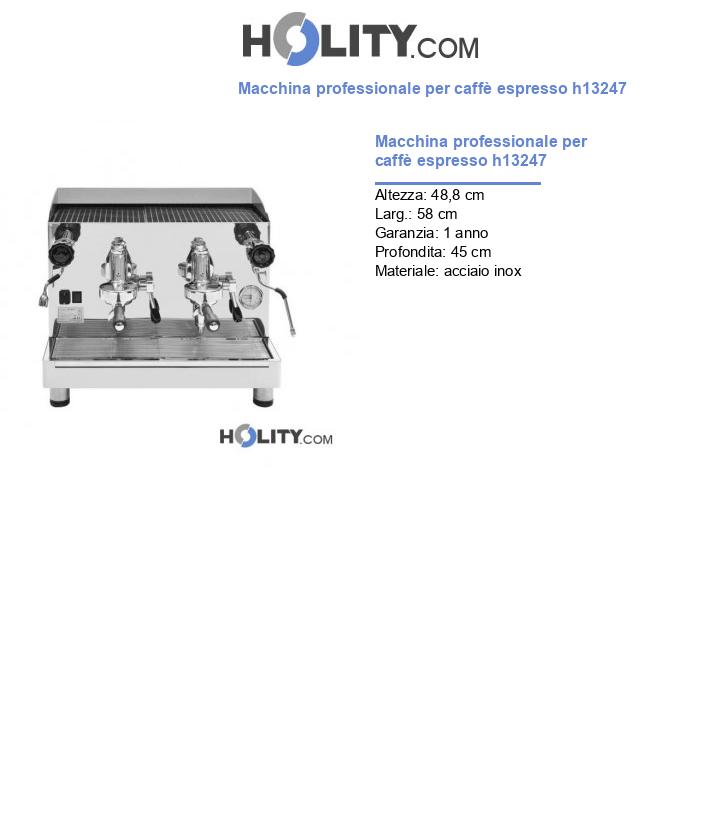 Macchina professionale per caffè espresso h13247