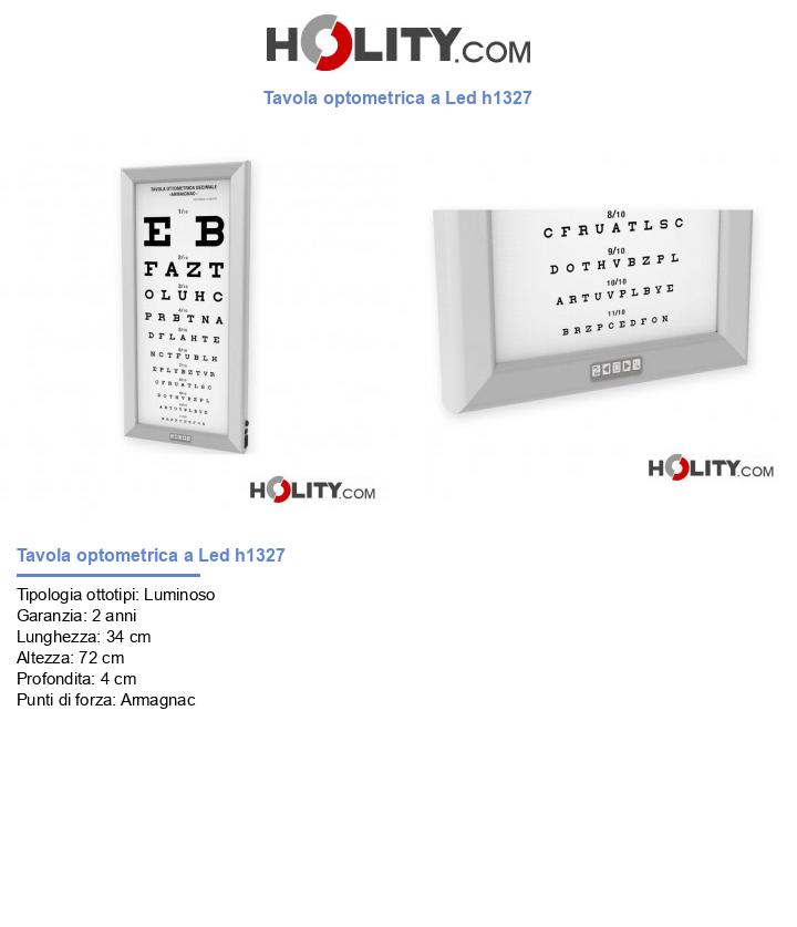 Tavola optometrica a Led h1327