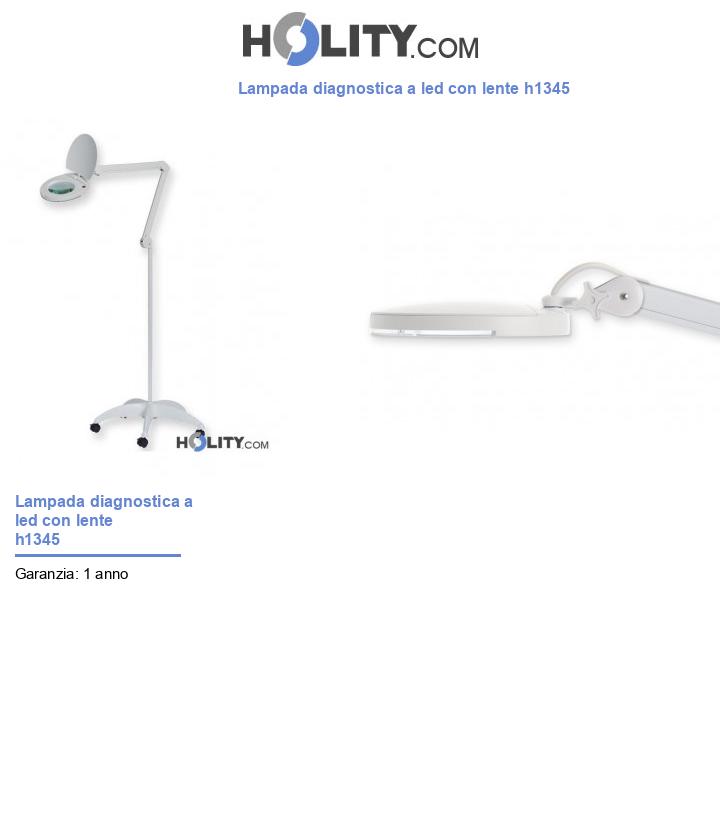 Lampada diagnostica a led con lente h1345