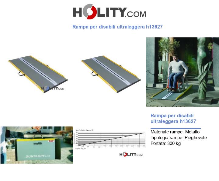 Rampa per disabili ultraleggera h13627