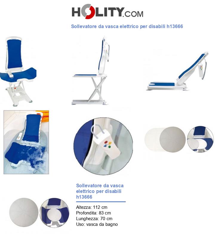 Sollevatore da vasca elettrico per disabili h13666