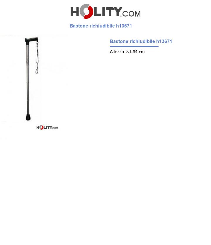 Bastone richiudibile h13671