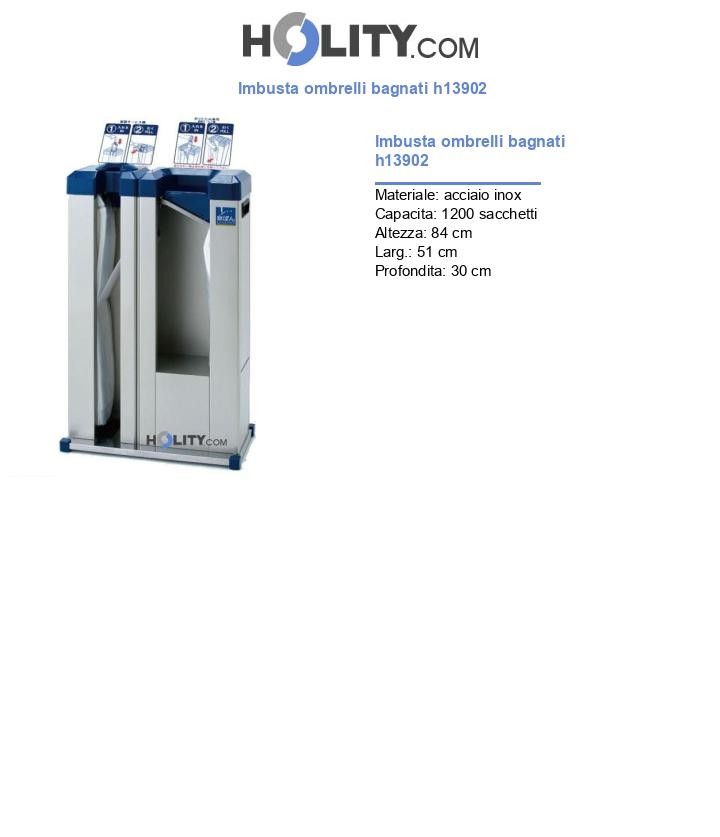 Imbusta ombrelli bagnati h13902