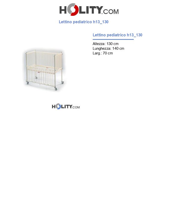 Lettino pediatrico h13_130