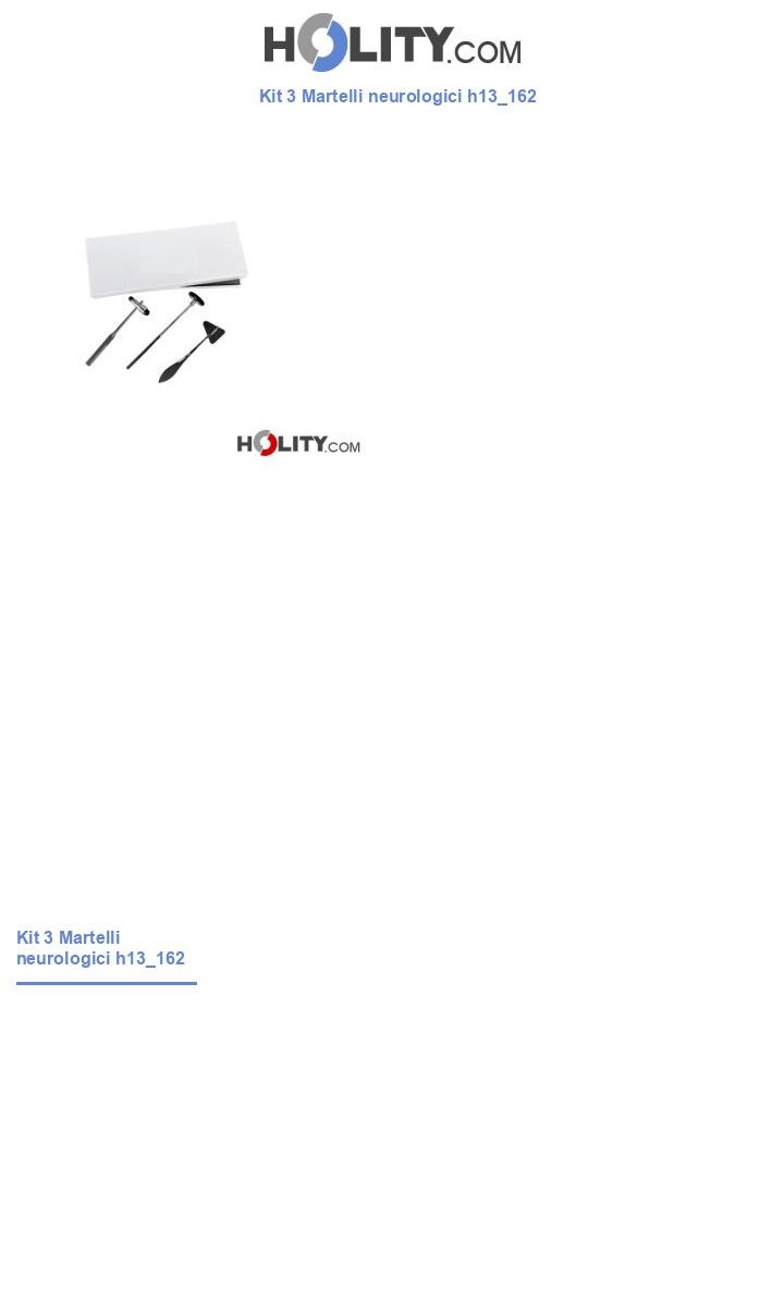 Kit 3 Martelli neurologici h13_162