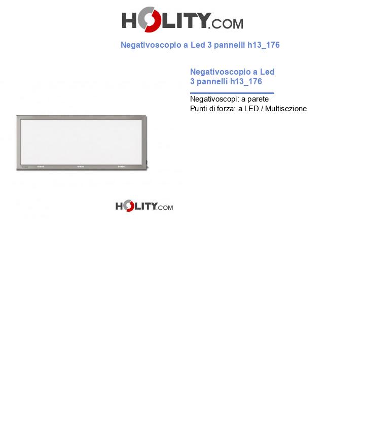 Negativoscopio a Led 3 pannelli h13_176