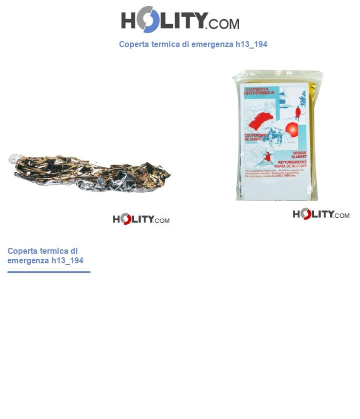 Coperta termica di emergenza h13_194