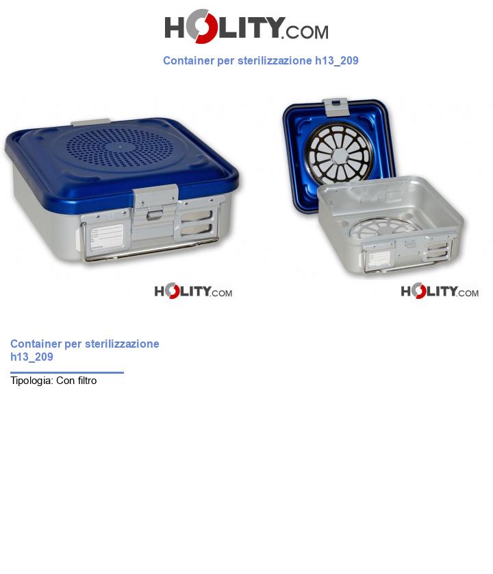 Container per sterilizzazione h13_209