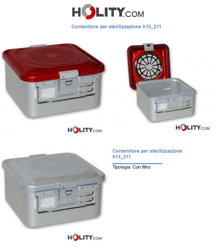 Contenitore per sterilizzazione h13_211