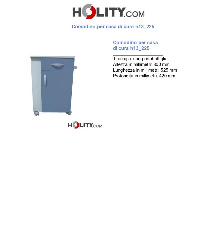 Comodino per casa di cura h13_225